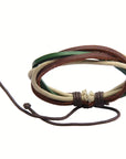 Casual Hand-Braided Bracelet with Versatile Mixed Colors