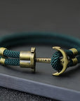 Bronze Bracelet with Vintage Anchor Design