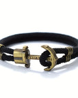 Bronze Bracelet with Vintage Anchor Design